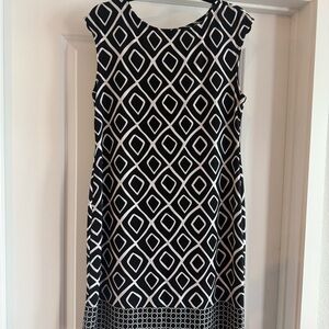 Chico's Black and White Dress